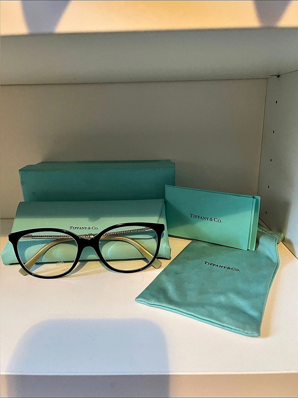 Tiffany & Co. TF 2219-B-F Frames Only . TF 2219-B-F Cat-Eye Glasses